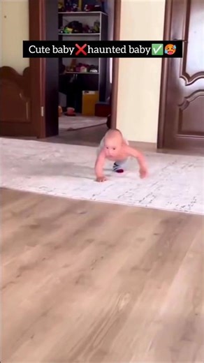 cute baby❌haunted baby✅😱 #scarybaby