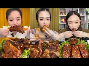 Tomahawk Steak "Eating Mukbang Yummy Spicy Yellow Steak" Eat Meat | Asmr Eating Sounds