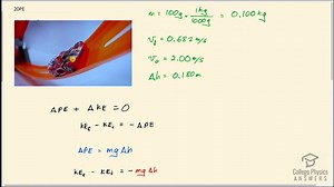 OpenStax College Physics Solution, Chapter 7, Problem 20 (Problems and Exercises)