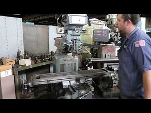 Clausing Kondia 9″ x 48″ Vertical Milling Machine with X, Z-Axis Powerfeeds