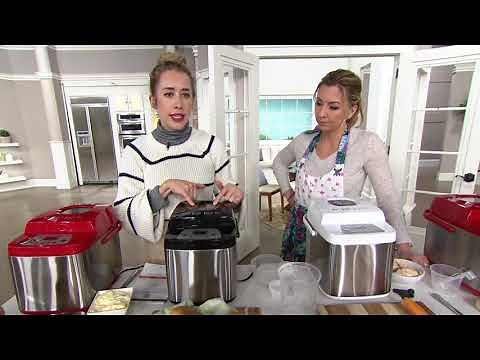 Cook's Essentials 1.5-lb Stainless Steel Breadmaker on QVC