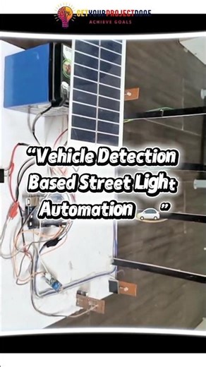 Smart Street Light🚗Detects vehicles &saves electricity automatically⚡#innovation #smartstreetlights