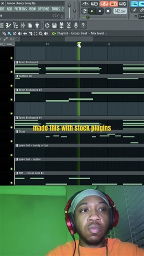 using stock plugins + my kit 👾 #flstudio #dopewrld #samplepack