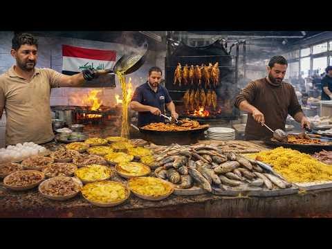 IRAQ Street Food Madness 🇮🇶 Giant Kebabs & Falafel