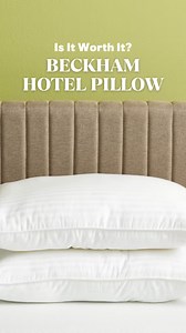 3K views | Who wouldn’t want to feel like they’re sleeping on a cloud? The #Beckham Hotel Down Alternative Pillow offers plush comfort with a soft, fluffy polyester fill — perfect for back and #StomachSleepers. Its thinner profile provides just the right support while giving you that cloud-like softness. Head to the link in our bio to learn more.  | Good Housekeeping | Facebook