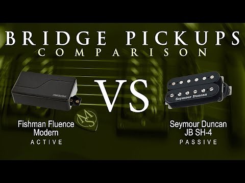 Fishman FLUENCE MODERN vs Seymour Duncan JB SH-4 - Bridge Pickup Guitar Tone Comparison Demo