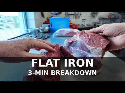 Fastest Beef Flat Iron Breakdown in 3 Minutes | The Cutting Edge
