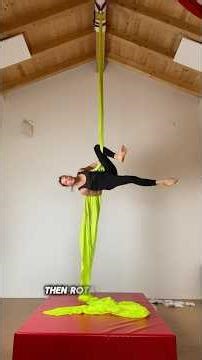 Back flag climbs #shorts #aerialsilks #aerial #aerialtutorial #circus #aerialfitness
