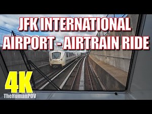John F. Kennedy International Airport (JFK) Airtrain Ride - December 2025 | 4K