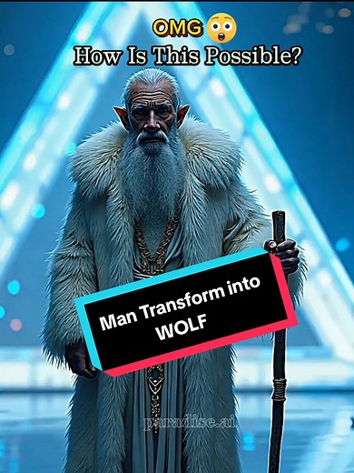 Incredible Man Transforms into a Wolf During Performance