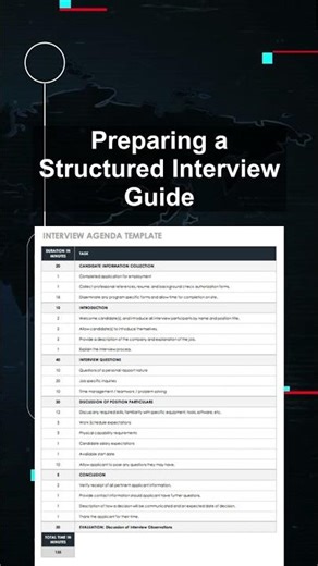 Preparing a Structured Interview Guide #ai #artificialintelligence #machinelearning #aiagent