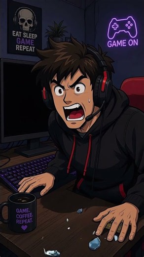 Is this the craziest gamer rage ever? 💀 #funny #gaming #rage