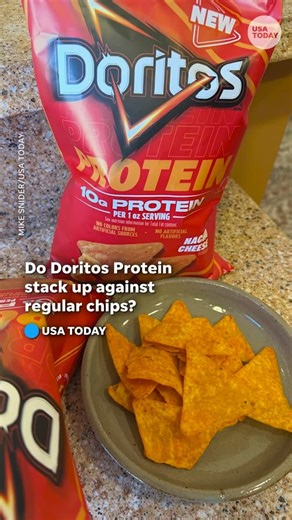 Need more protein in your diet? Doritos might have you covered. USA TODAY tried their new Doritos Protein chips. See how they stack up against regular their regular chips. | Milwaukee Journal Sentinel