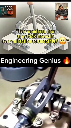 Joystick Mechanism Explained 🔥 How 2 Axis Control Works | Amazing Engineering Design