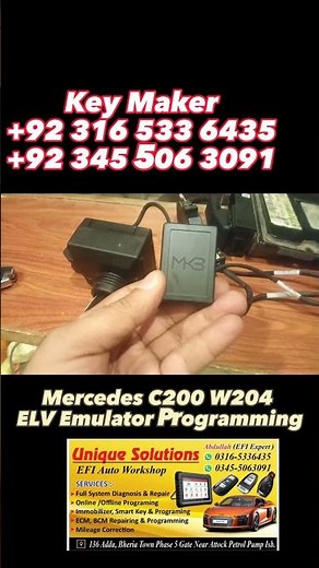 Mercedes C200 ELV ESL Emulator Programming
