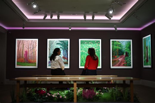 David Hockney: iPad drawings celebrating Spring near Bridlington could fetch over £2m