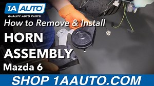 How to Remove Horn Assembly 2002-07 Mazda 6
