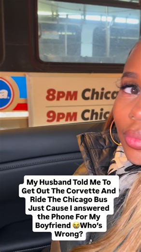 MiMi Nichelle on Instagram: "Husband makes Wife Ride the #Dangerous #Chicago #Bus cause she answered the phone for her Boyfriend 😭🤦🏽‍♀️"
