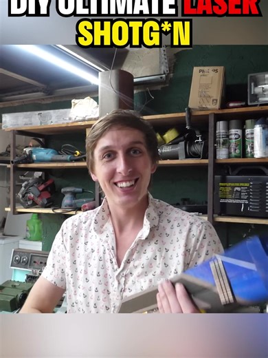 I Made A POWERFUL Laser Blaster! | The Backyard Scientist