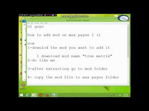 MAX PAYNE 1-HOW TO ADD MODS