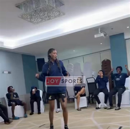New Queen, new moves — Sharron Sampson lights up the Black Queens initiation with waist-twisting flair 🤩 #JoySports | Joy Sports