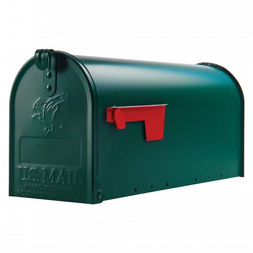 Reviews for Architectural Mailboxes Elite Green, Medium, Steel, Post Mount Mailbox | Pg 1 - The Home Depot