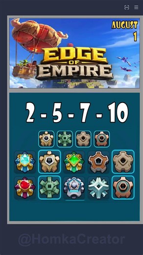 EDGE of EMPIRE (Clash of Clans): Combo for August 1st #EDGEofEMPIRE