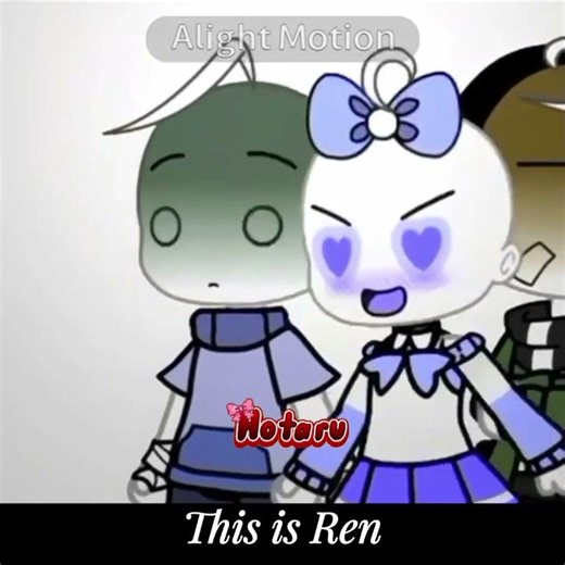 idk the name :P WITH REN #animations #gacha #edit #meme #hotaru