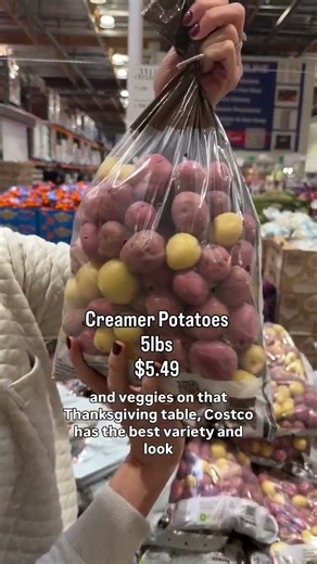 It’s one week until Thanksgiving! You better stock up on the essential 🥔🥦 #costco #costcofinds