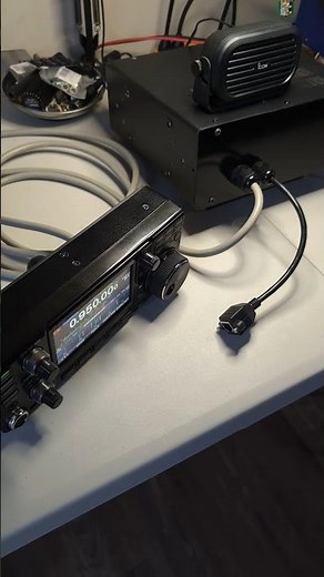 World's first remote mount Icom IC-7300? #hamradio