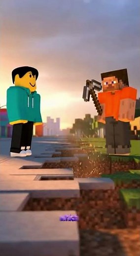 Roblox vs Minecraft… Who Builds Faster? 😱🔥