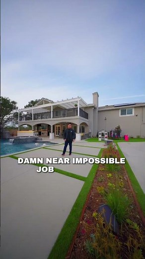 It’s all in the details and the little things. #backyardgoals #construction #concrete