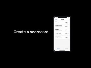 Create a scorecard.