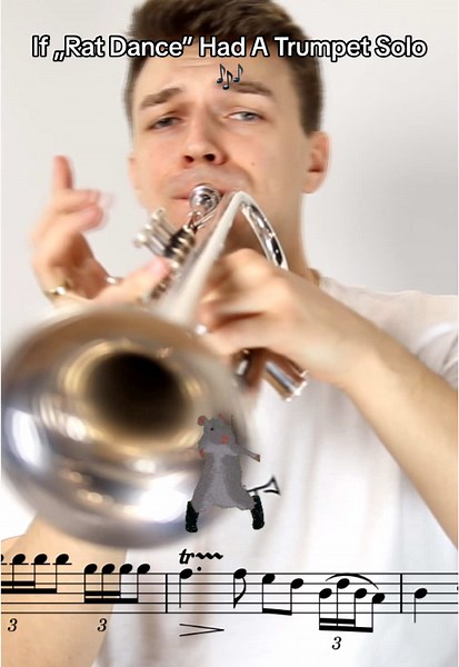 If Rat Dance Had A Trumpet Solo 🎶 #music #trumpet #ratdance #meme
