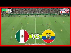 Mexico vs Ecuador | World Cup 2026 | eFootball PES 2021 Simulation
