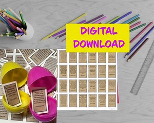 Mini Bible Verses Printable Evangelism Tool INSTANT DOWNLOAD Printable Gospel Booklet for Easter Egg Church Easter Egg Filler Egg Hunt - Etsy