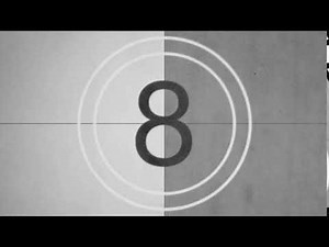 Retro film countdown 10 second
