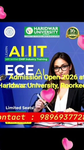🎓 Admission Open 2026 at Haridwar University, Roorkee!