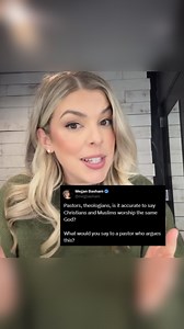 No, Muslims, Jews, & Christians do not worship the same God, and I’m surprised by how many people think this is a tough question. | Allie Beth Stuckey
