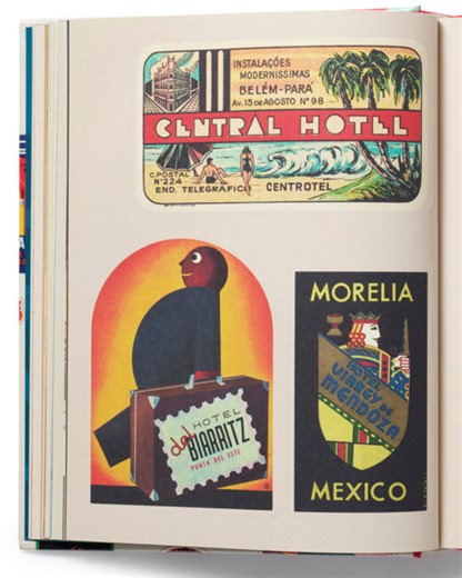 Letterform Archive | Journey across time and place with hundreds of vibrant steamer trunk labels from the Golden Age of Travel, faithfully reproduced as 330... | Instagram