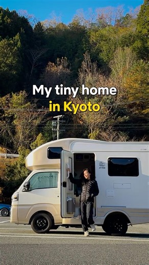 Kei Truck Vanlife Challenge - Can you actually car camp for FREE at roadside stations in Kyoto?