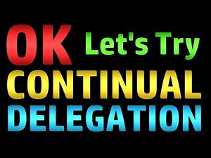 Let's Try Continual Delegation (Scambaiting) - Also FAQ: Can I Send You Scams?