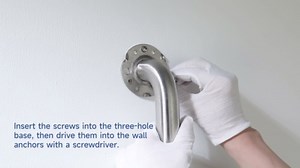 Grab Bars for Bathtubs and Showers, 304 Stainless Steel Handicap Grab Bar, Anti Slip Bathroom Handrail with Knurled Surface, Holds up to 500 LBS Safety Shower Handle (18 Inches 2 Pack)