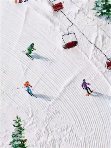 Unique Skiiers painting on a canvas, as small as 30x30cm Check it out in my shop, you will love it! Perfect little gift #ski #snowboard #3dpainting #winterfashion #livingroomdecor #bedroomdecor #giftforhim