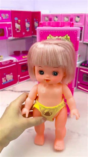 Satisfying With Unboxing Doll Wardrobe Toys, ASMR Video #shorts