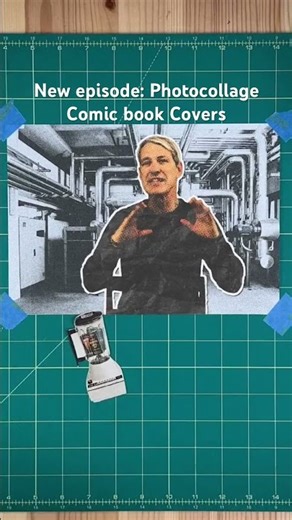 Photocollage comic book covers | Jack Kirby, Neal Adams, John Buscema, Gene Colan