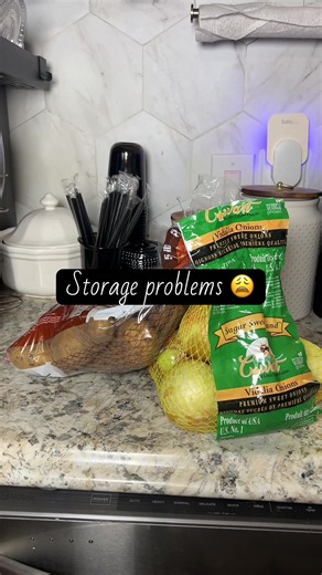 Kitchen Storage Containers for Potatoes and Onions — Easy Organization