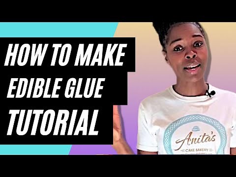 How To Make Edible Glue (Really Easy)