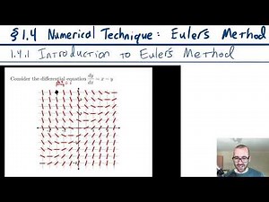 1.4.1 Introduction to Euler's Method