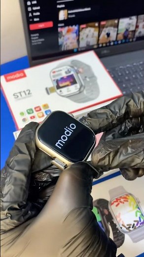 UnBoxing Modio ST12 Android 5G 4Gb/64Gb Storage Smart Watch #smartwatch #modio #st12 #android #5g